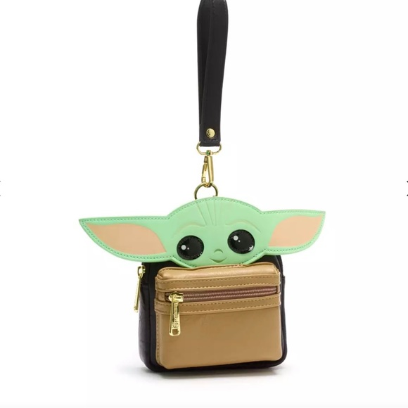 Loungefly Handbags - Disney Parks Loungefly Grogu Wristlet